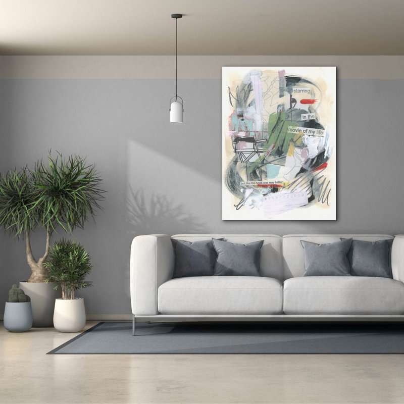  «True Stories 2» par June Erica Vess, art mural sur toile, 40 po x 54 po, H 54 po x l 40 po