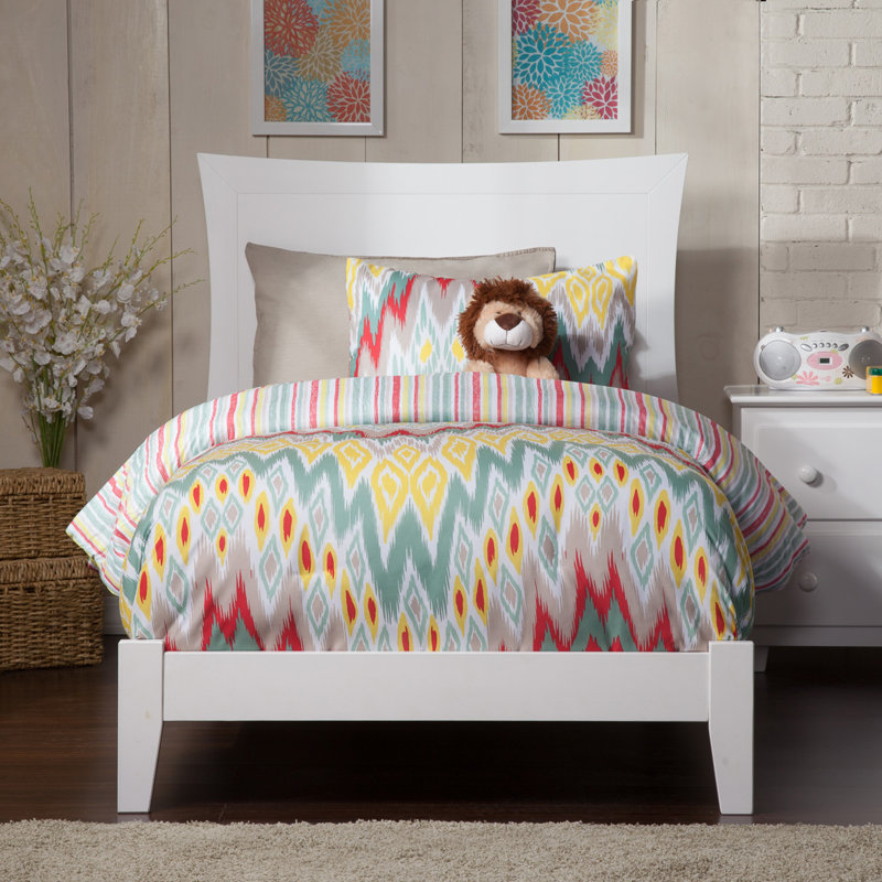 Lit de base en bois massif Ralls, Blanc, Simple extra long