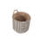 Wicker Lined Log Storage Basket-1788595459