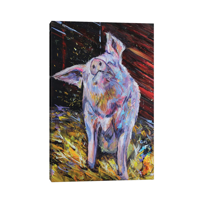 Hay Day by Lindsey Dahl - Wrapped Canvas Print
