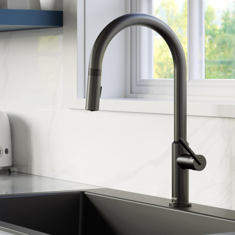 Robinet de cuisine Karran Lagrange, Noir mat
