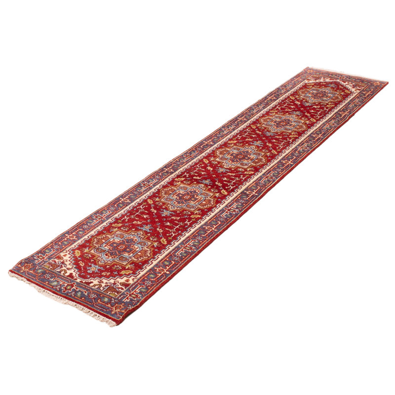 Tapis rouge Serapi Heritage 2 pi 7 po x 12 pi 0 po