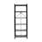 Origami Foldable 6-Shelf Classic Stamped Steel Bookcase-1788964972