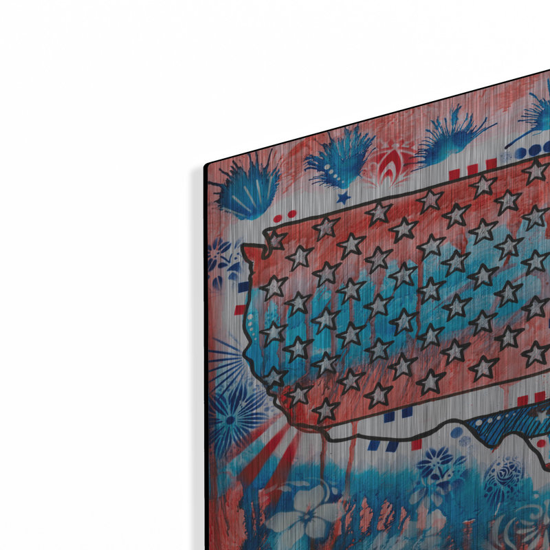 «America United» par Dean Russo, H 16 po x l 24 po