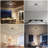 Bulmer Modern Flush Mount Ceiling Fan with Dimmable LED Light Kit,RC,Reversible Blades,6 Speeds - 4 Rings
