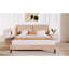 Lit de chameau doux et doux avec structure stable et confortable pour la chambre à coucher de trois styles simples