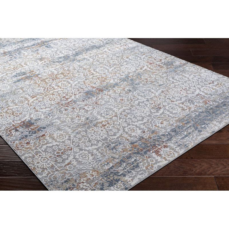 Amoll Floral Indoor Rug, Rectangle 9' x 12'