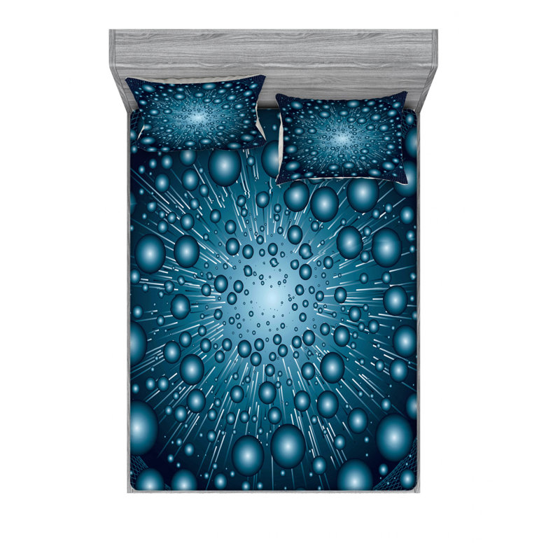 Microfiber Sheet Set, Queen Sheet Set with Fitted Sheet