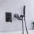 1 Handle Wall Waterfall Faucet with Diverter