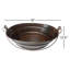 Lavabo de salle de bain ovale en cuivre 16 po BUCKET, drain inclus