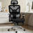 Comfy Breathable Ergonomic Task Chair with Headrest-1335067290-1261404758
