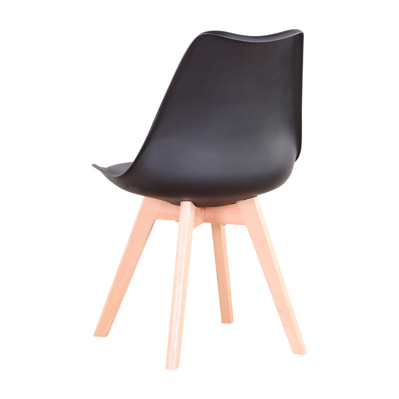 Quade Upholstered Dining Chair, 6, Black