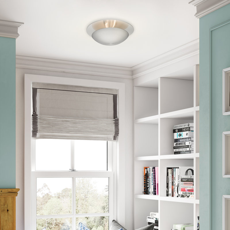 Applique murale Rocher Brookwood, Nickel brossé, Argent