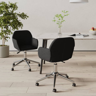 Chaise d'appoint pivotante Dettrick pour tissu de salon de bureau