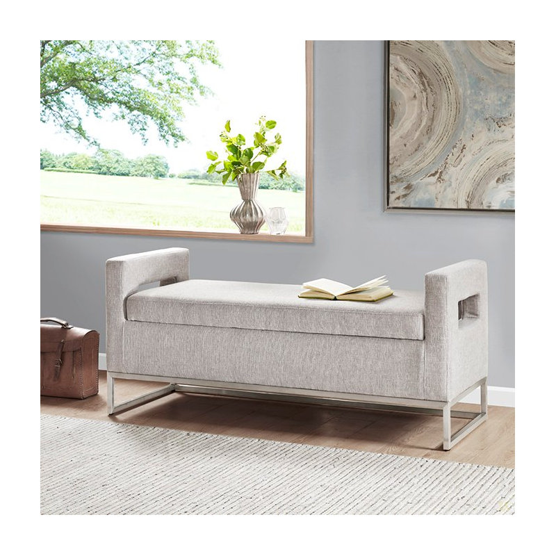 Banc de rangement à fermeture douce