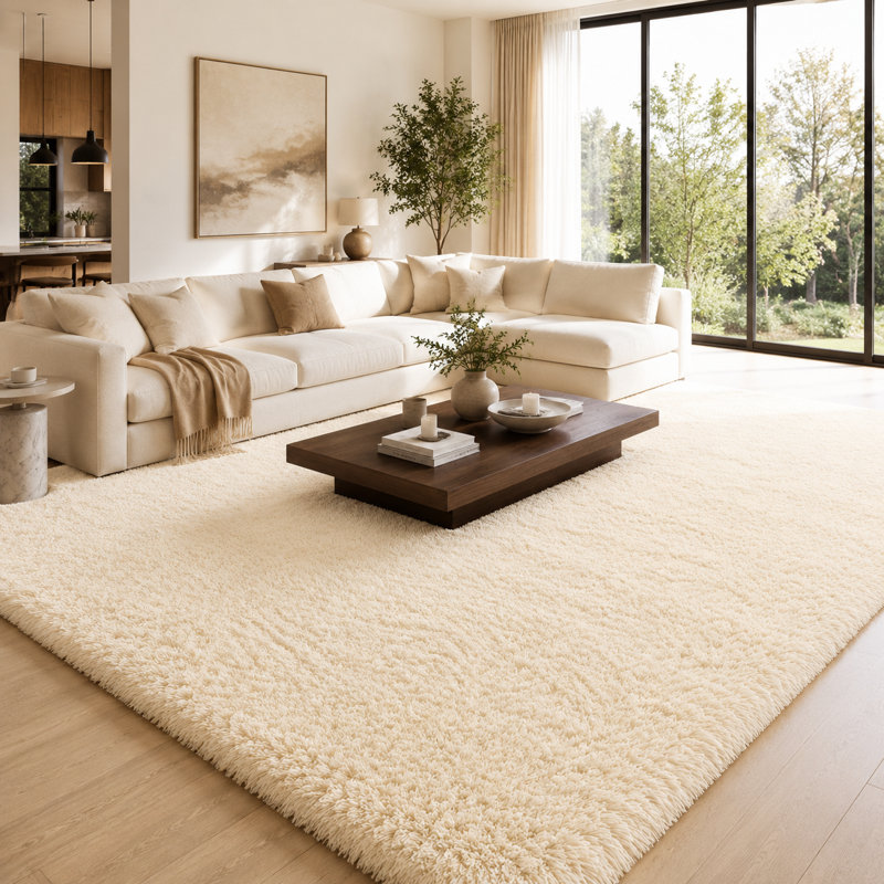 Large Shag Rugs for Bedroom Living Room Decor, Tie Dyed Soft Fluffy Furry Area Rug for Indoor Floor, Aesthetic Carpet for Home Decor