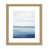 Beige Wood Framed Paper