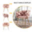 Chaise d'appoint de luxe en velours moderne-356424052