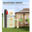 Pavillon de jardin hexagonal escamotable 13 X 13 Ft-108812725