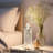 Rose Shadow LED Flameless Candles, 6PCS Romantic Battery Operated Candles Led Pillar Candles for Valentines Romantic Propose Anniversary Wedding Decorations-2135091341