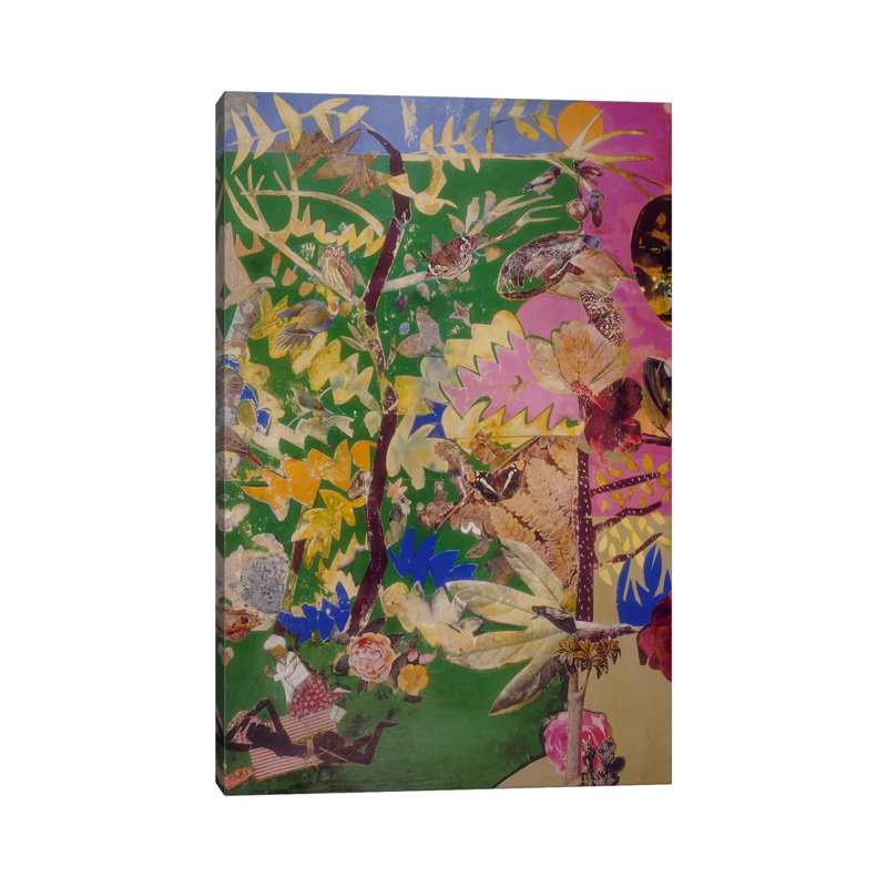 Khayam And The Black Girl by Romare Bearden - Gallery-Wrapped Canvas Giclée on Canvas, Does Not Apply, Wrapped Canvas