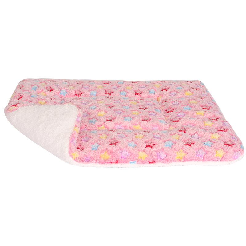 Tapis de caisse Cozy Pet Mat, Très petit (l 19,7 po x P 15,7 po x H 0,8 po), Rose