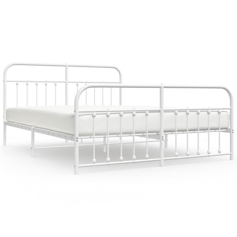Winsford Bed, White, Super King (6')