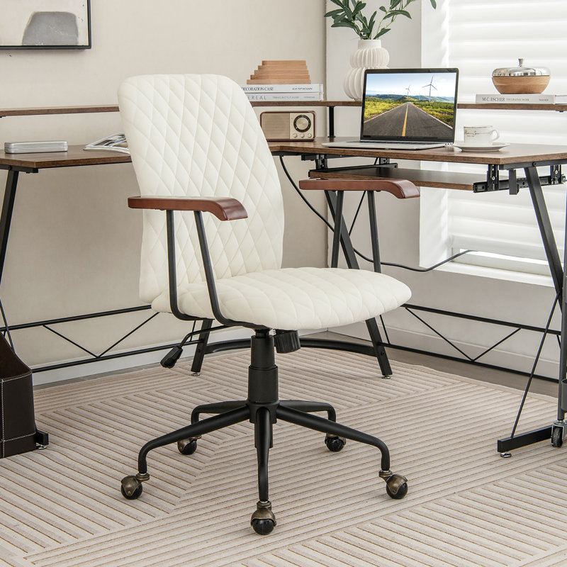 Chaise de travail Tressler, Blanc