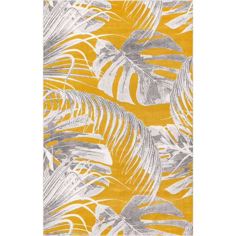 Adalheida Floral Indoor Rug, Rectangle 5'3" x 7'10"