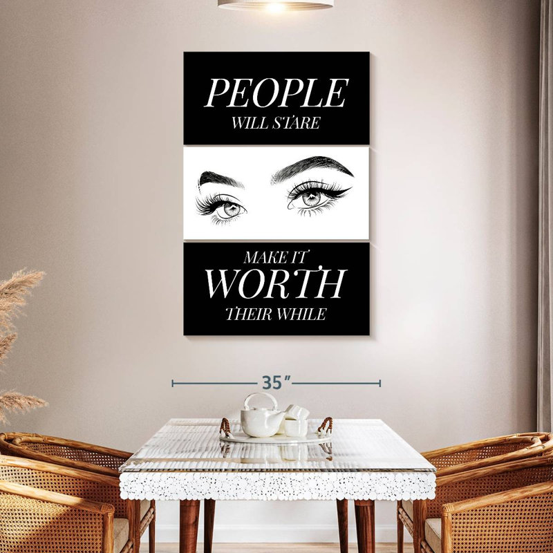 «Tergel People Will Stare», H 50 po x l 32 po