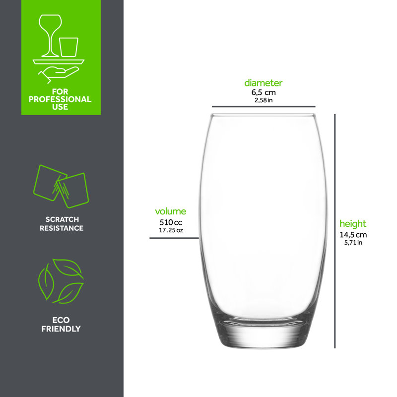 Aspen Long Drink Glass
