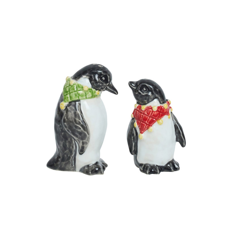 Clever Creatures Penguin Salt And Pepper Shakers Set