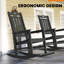 Chaises berçantes d'extérieur en PEHD pour patio-552783087