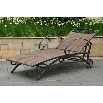Oshin Outdoor Wicker Chaise Lounge