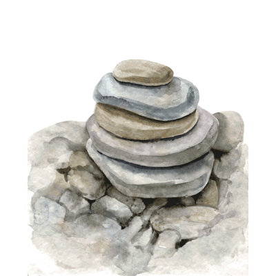 Sea Stones - Wrapped Canvas Print