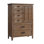 Commode combinée en bois massif à 6 tiroirs 42 po Kinneth