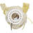 Kurt Adler 10-Light 9-Inch White Angel Treetop