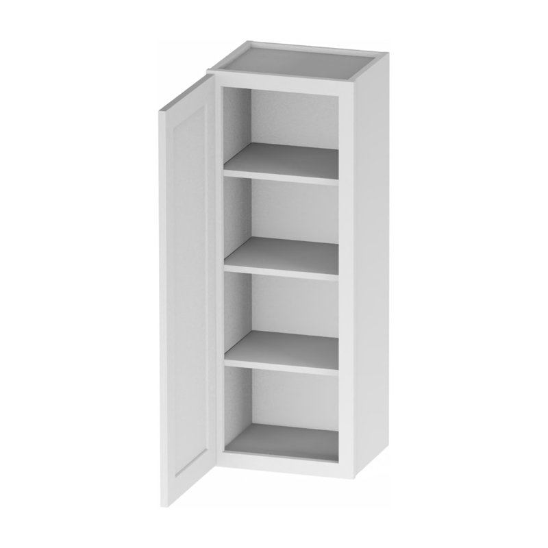 Armoire murale Kindwood Eco Shaker prête à assembler, hauteur 42 po, 1 porte, 15"