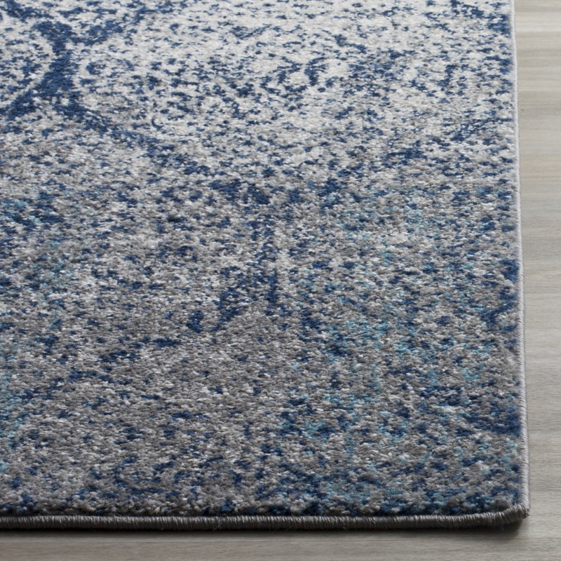 Aubrielle Damask Area Rug, Rectangle 91 x 152 cm