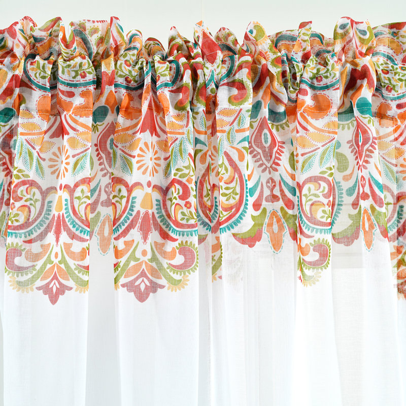 Clara Polyester Sheer Curtain Pair