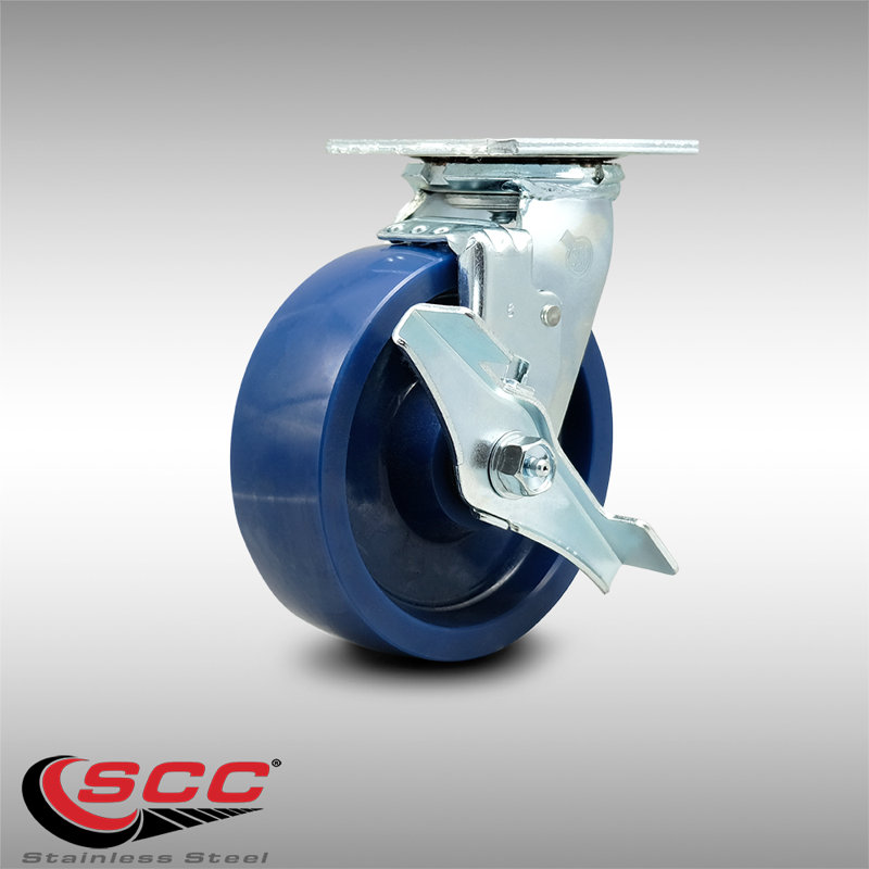 Stainless Steel Solid Poly Swivel Caster