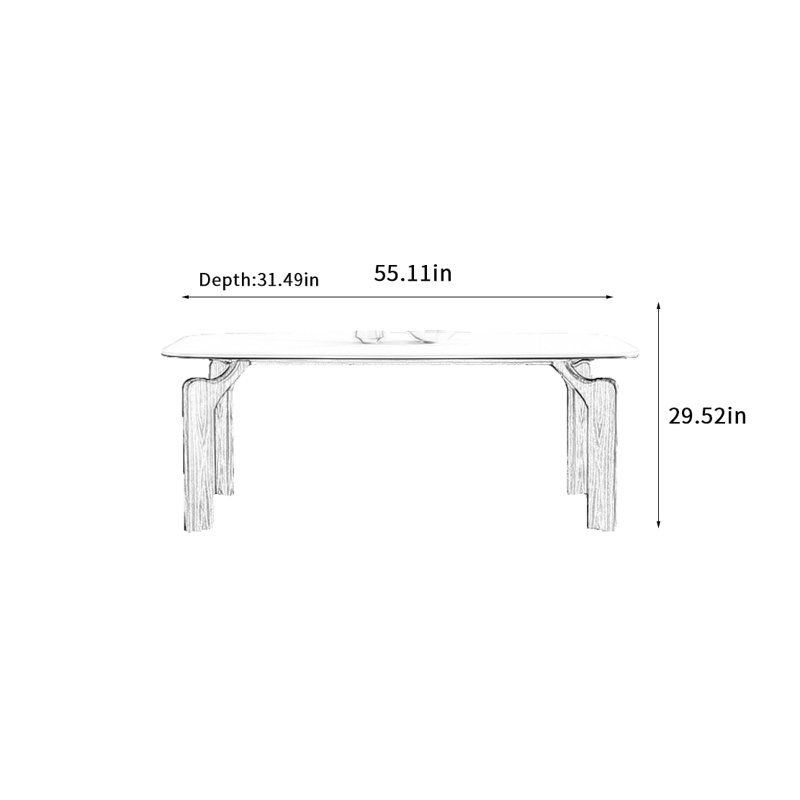 Masayasu, 29.52"H x 55.11"L x 31.49"W