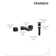 FARNE Waterfall Bathroom Sink Faucet with Pop-Up Drain,  2-Handle Wall-Mount Faucet 2.0 GPM