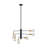 Avriana 6 - Light Steel Dimmable Sputnik Modern Linear Chandelier-150201593