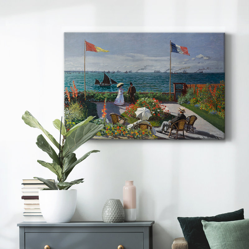 «Vintage Landscape -XCVI» sur toile, Toile tendue, H 33 po x l 49 po x P 1,5 po