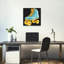 Vibrant Roller Skate Classic Colorful Retro Wall Art Print 1 Piece Wrapped Canvas Wall Art-1841166666