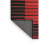 Tapis de zone rouge/noir contemporaine-629130950