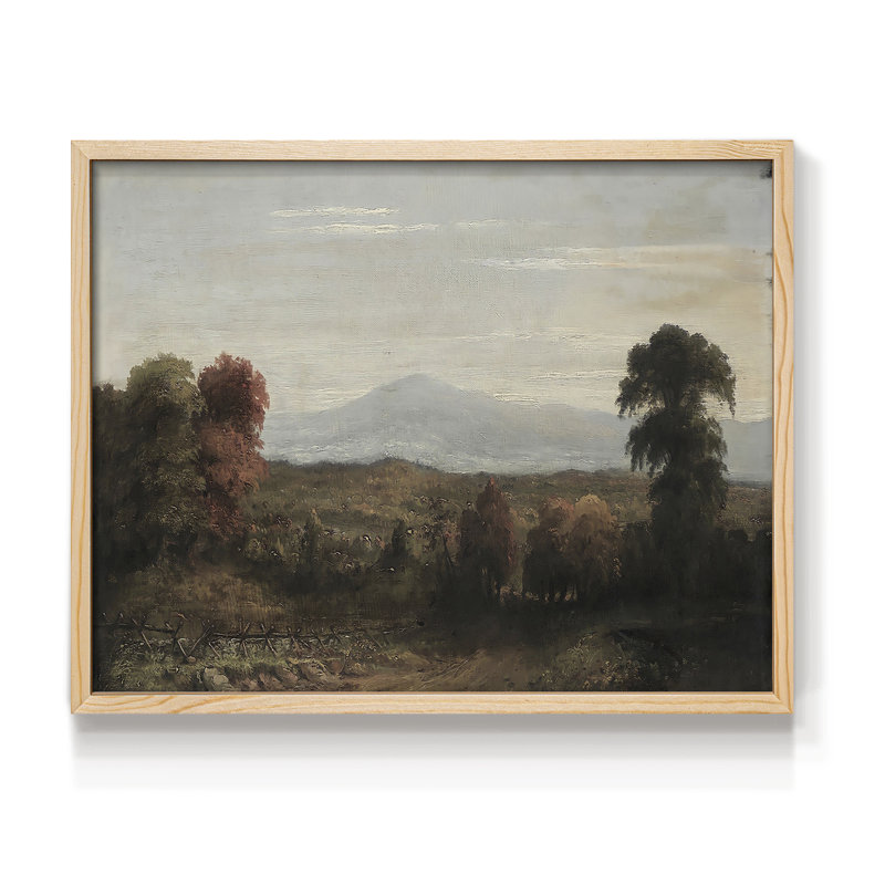 Paysages rétro-CDLIX - reproduction encadrée, H 8 po x l 10 po, Naturel