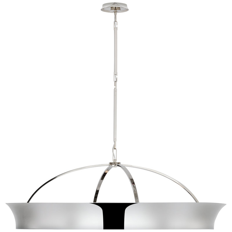Garland 4 - Light LED Chandelier, Polished Nickel, Silver