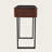 Solid Wood Entryway Table with Fluted Design, Retro Minimalist Console with Storage and Metal Legs-424070103
